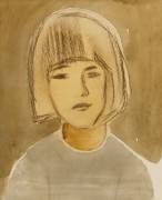 Portrait d'une enfant (Hélène Schjerfbeck) - Muzeo.com