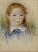 Portrait d'une jeune fille (Auguste Renoir) - Muzeo.com