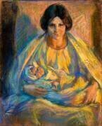 Près de la lampe (Alice Pike Barney) - Muzeo.com