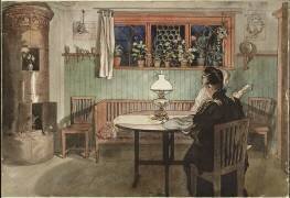 Quand les enfants sont allés au lit (Carl Larsson) - Muzeo.com