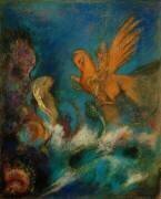 Roger et Angelique (Odilon Redon) - Muzeo.com