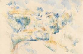 Route tournante près d'Aix (Paul Cézanne) - Muzeo.com