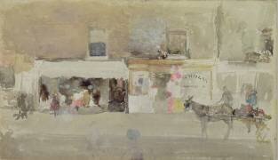 Scène de rue dans Chelsea (James Abbott McNeill Whistler) - Muzeo.com