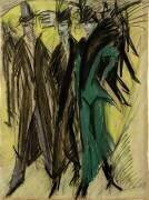 Scène de rue à Berlin (Ernst Ludwig Kirchner) - Muzeo.com