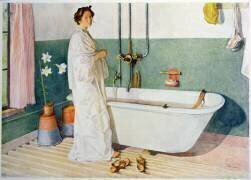 Scène de salle de bain - Lisbeth (Carl Larsson) - Muzeo.com