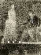Scène de théâtre, la répétition (Georges Seurat) - Muzeo.com