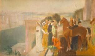 Sémiramis construisant Babylone (Edgar Degas) - Muzeo.com