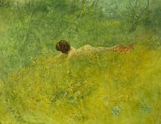 Sur l'herbe (Carl Larsson) - Muzeo.com