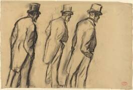Trois études de Ludovic Halévy Standing (Edgar Degas) - Muzeo.com