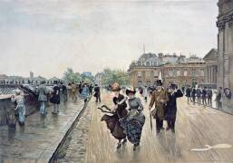 Un coup de vent (Jean Béraud) - Muzeo.com