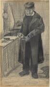 Un homme polissant une botte (Vincent van Gogh) - Muzeo.com