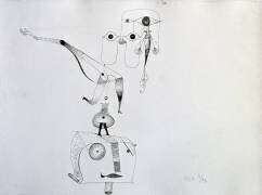 Une Caprice d'équilibre (Ein Gleichgewicht-Capriccio ou Balance Capriccio) (Paul Klee) - Muzeo.com