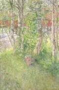 Une sieste en plein air (Carl Larsson) - Muzeo.com