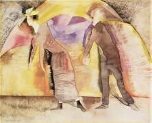 Vaudeville - Femme et homme sur scène (Charles Demuth) - Muzeo.com