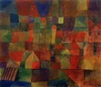 Ville aux trois dômes (Paul Klee) - Muzeo.com