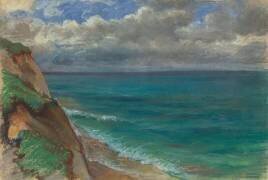 Vue de la mer, Normandie (Alexandre Desgoffe) - Muzeo.com