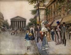 Vue de l'église La Madeleine (Carlo Brancaccio) - Muzeo.com