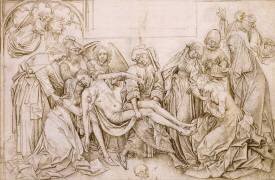 Le Christ porté au tombeau (Rogier van der Weyden) - Muzeo.com