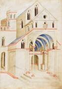 Vue perspective d'une église (Alighieri) - Muzeo.com