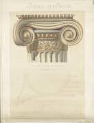 Athènes, Erechtéion, étude d'un chapiteau au portique nord (Louis Boitte) - Muzeo.com