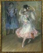 Deux danseuses espagnoles, dont l'une retient les bords de son sombrero (Juan Roig y Soler) - Muzeo.com
