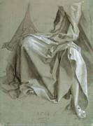 Draperie couvrant les genoux et le torse d'un Christ assis (Albrecht Dürer) - Muzeo.com