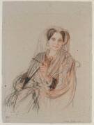 Etude pour le portrait de la princesse de Wittgenstein (1873) (Ernest Hébert) - Muzeo.com