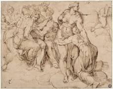 Figures, d'après le Jugement Dernier à la Chapelle Sixtine (Giorgio Vasari) - Muzeo.com