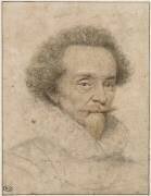 Homme portant moustaches et royale, vêtu d'une cuirasse, vu en buste (Nicolas Lagneau) - Muzeo.com