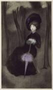 Jeune femme à l'ombrelle mauve (Joan González) - Muzeo.com