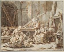 Le ménage du menuisier (Nicolas-Bernard Lépicié) - Muzeo.com