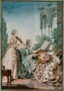 Mesdemoiselles Royer, filles du musicien de Zaide (Carmontelle) - Muzeo.com