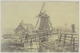 Paysage hollandais (Auguste-Joseph Peiffer) - Muzeo.com