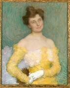 Portrait de Jeanne Prinet (Edmond Aman-Jean) - Muzeo.com