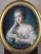 Portrait de jeune femme tenant une lettre (anonyme) - Muzeo.com
