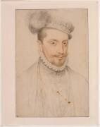 Portrait d'homme en buste de 3/4, de l'époque de Charles IX (anonyme) - Muzeo.com