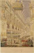 Sacre de Charles X dans l'église métropolitaine de Reims le 29 mai 1825 (Charles Abraham Chasselat) - Muzeo.com