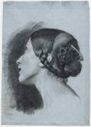 Tête de femme de profil (Alphonse Colas) - Muzeo.com
