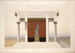 Temple de la Victoire Aptère à Athènes. (Louis Boitte) - Muzeo.com