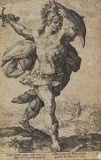 Cycle des Héros romains : Horatius Coclès (Hendrick Goltzius) - Muzeo.com
