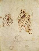 Étude de la Vierge à l'Enfant (Léonard de Vinci) - Muzeo.com