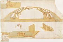 Etude pour une forteresse sur un plan polygonal avec une double douve (Léonard de Vinci) - Muzeo.com