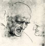 Études de la tête (Léonard de Vinci) - Muzeo.com
