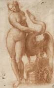 Léda nue et debout, caressée par le cygne (Léonard de Vinci) - Muzeo.com