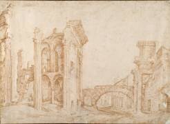 Ruines de l'ancien forum de Nerva (Jan Brueghel l'Ancien) - Muzeo.com
