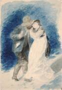 M. Jules Le Coeur et Mlle. Clemence Trehot (Auguste Renoir) - Muzeo.com