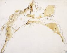 A Faun, his Left Arm Outstretched, and a Fauness holding a Tambour (Giambattista Tiepolo) - Muzeo.com