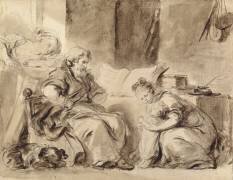 A Prayer for Grandpapa (Jean-Honoré Fragonard) - Muzeo.com