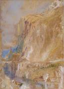 A Valley in the Alps (Joseph Mallord William Turner) - Muzeo.com
