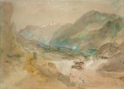 A View in Val d'Aosta (Joseph Mallord William Turner) - Muzeo.com